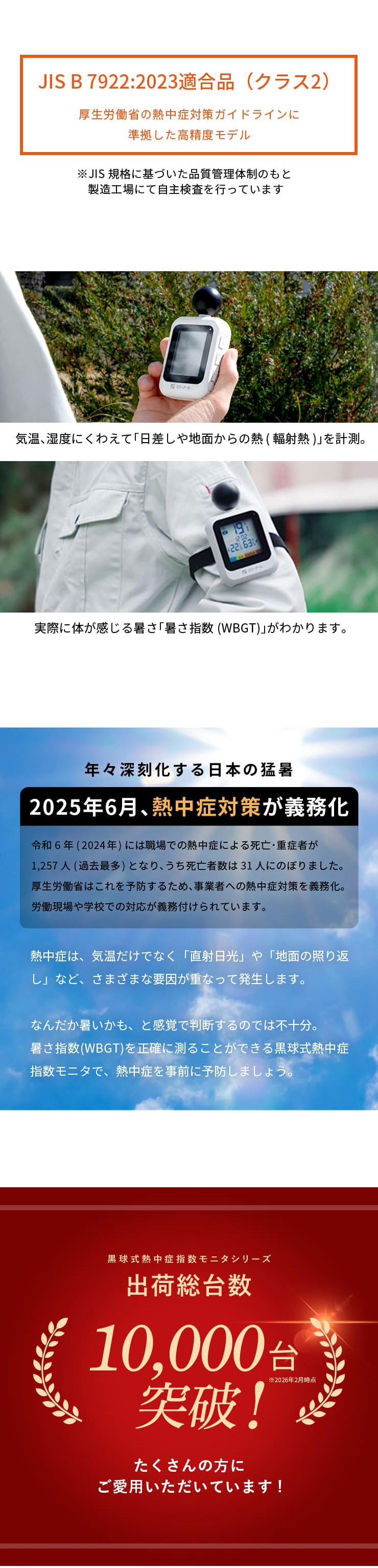 黒球式熱中症指数モニター