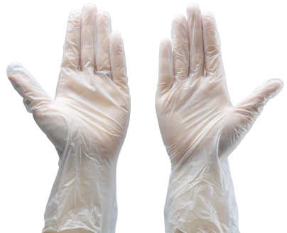 ビニール手袋 使い捨て ビニールグローブ 100枚 3R-GLVI02 | スリー 