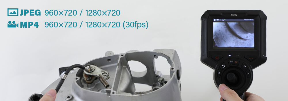 先端可動式工業用内視鏡 3R-MFXS60/3R-MFXS6015 | スリーアール 