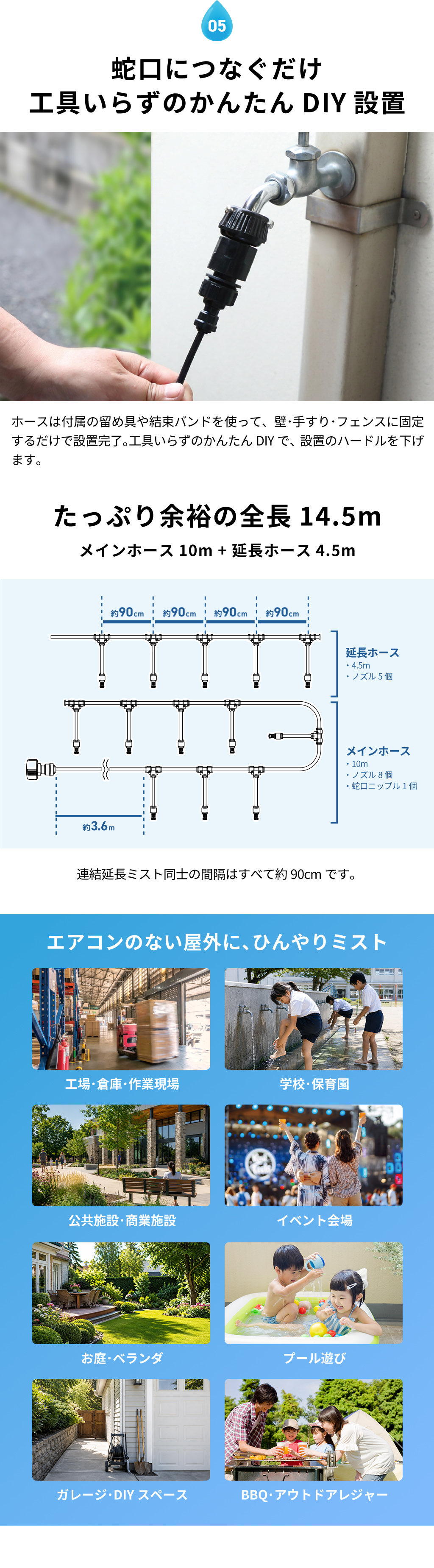 ミストシャワー