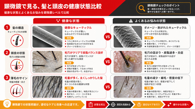 毛髪・頭皮チェックのイメージ